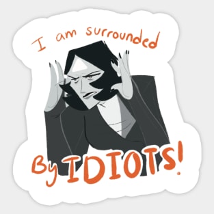 [Math] I am surrounded by idiots Sticker